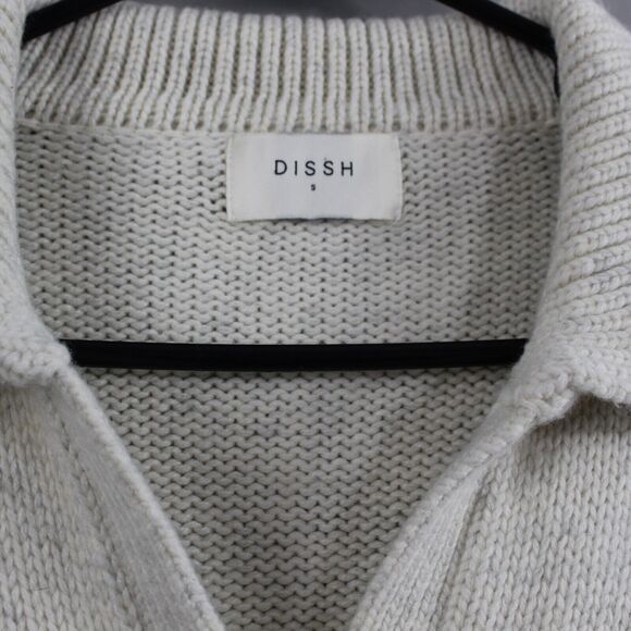 DISSH Cream V-Neck Sweater - Picture 7 of 13